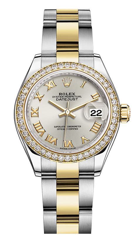 rolex ladies datejust 2-tone|ladies rolex 28mm datejust.